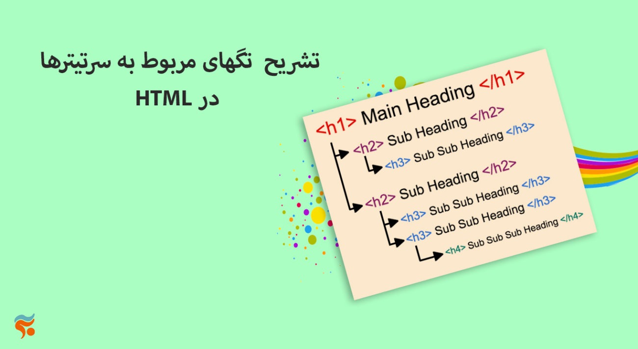 دوره آموزش html ، از مقدماتی تا پیشرفته ، تضمینی ، صفر تا صد و کامل - تشریح  تگهای مربوط به سرتیترها HTML در
